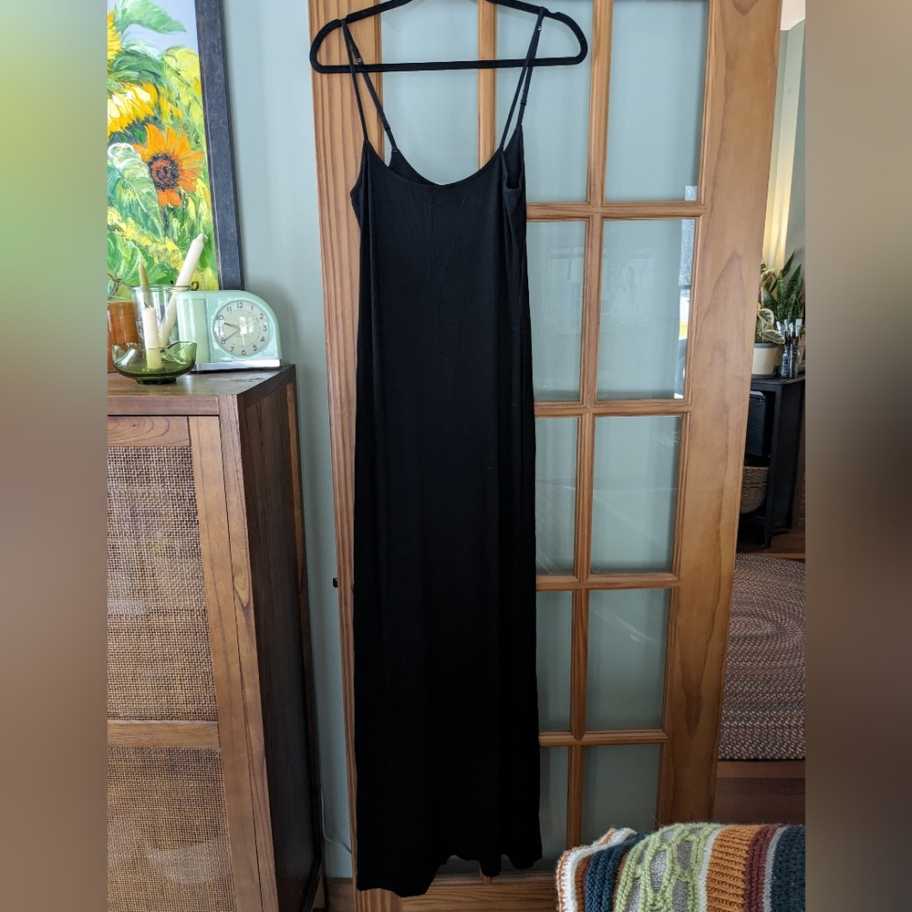 SKIMS soft lounge maxi slip dresss